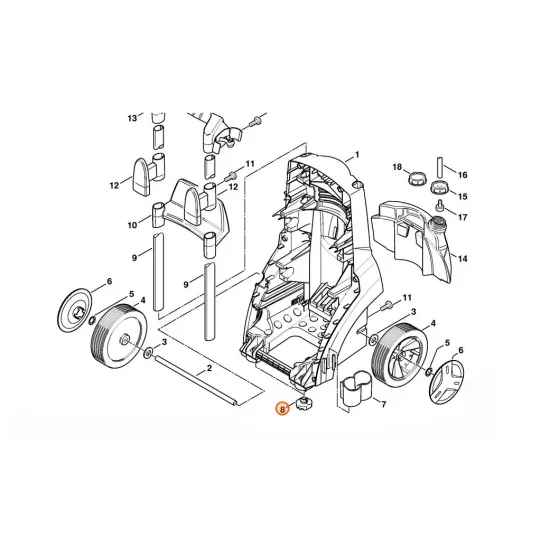 Stihl  Podpora 4757 703 2500